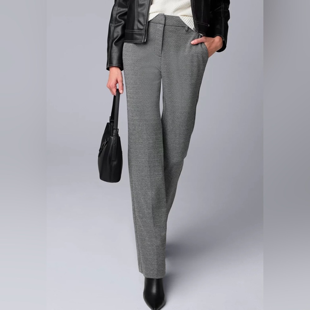 Women's Simply Vera Vera Wang High-Rise Flare Pants size 4